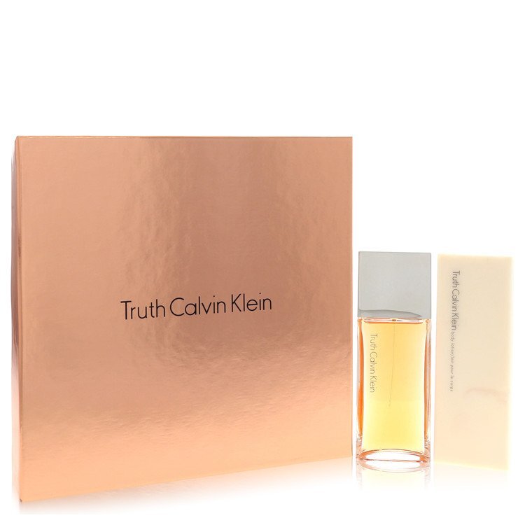 Truth by Calvin Klein Gift Set -- 1.7 oz Eau De Parfum Spray + 3.4 oz Body Lotion (Women)