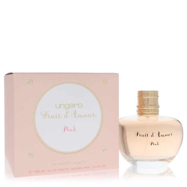 Ungaro Fruit D'amour Pink by Ungaro Eau De Toilette Spray 3.4 oz (Women)