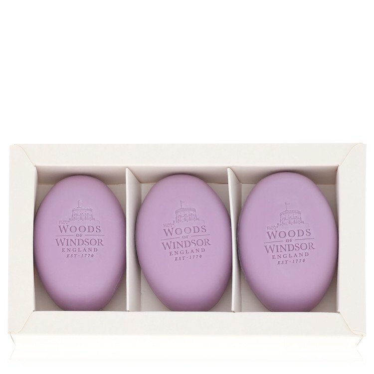 Lavender by Woods of Windsor Fine English Soap (Unboxed) 3 x 2.1 oz (Women)