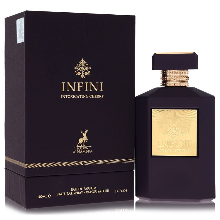Maison Alhambra Infini Intoxicating Cherry by Maison Alhambra Eau De Parfum Spray (Unisex) 3.4 oz (Women)