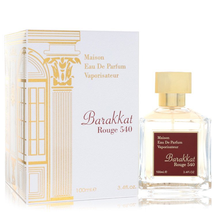 Fragrance World Barakkat Rouge 540 by Fragrance World Eau De Parfum Spray (Unisex) 3.4 oz (Women)