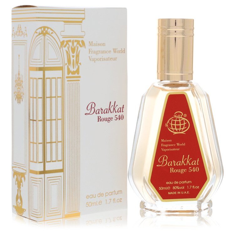 Fragrance World Barakkat Rouge 540 by Fragrance World Eau De Parfum Spray (Unisex) 1.7 oz (Women)