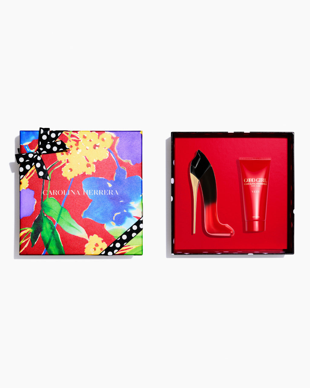Carolina herrera very good girl elixir 2 pcs set: 2.7 eau de parfum elixir spray + 3.4 body lotion.