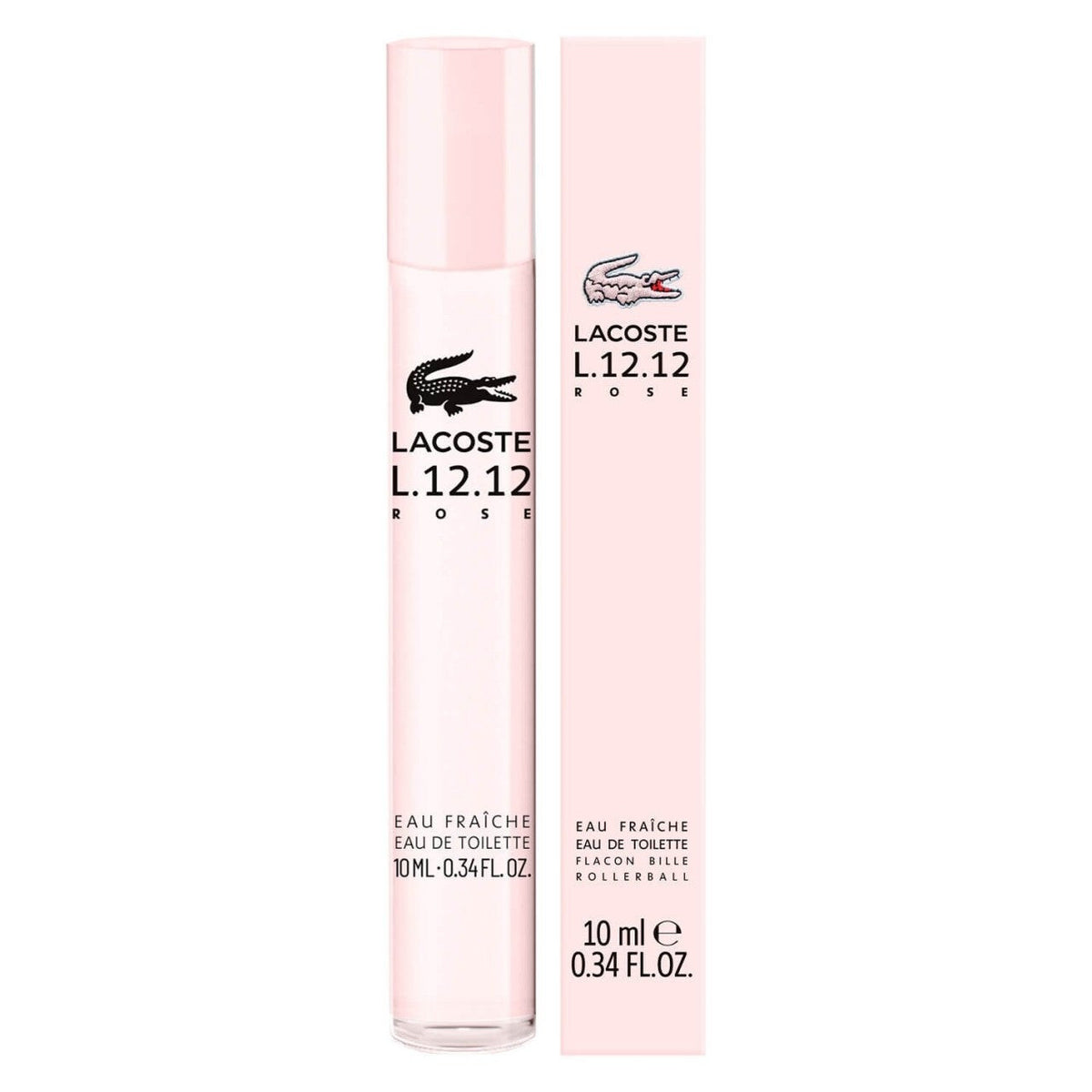 Lacoste l.12.12 rose eau fraiche 0.33 eau de toilette rollerball for women