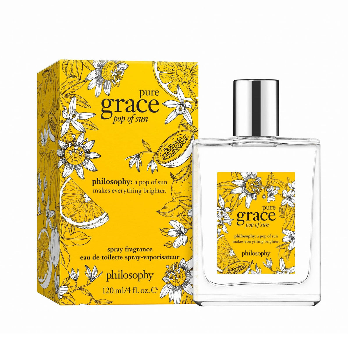 Philosophy pure grace pop of sun 2 oz eau de toilette spray for women